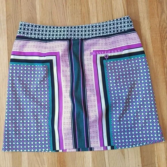 EP New York Pro golf tennis skirt skort bright colorful pattern print - Picture 2 of 4